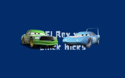 El Rey (Strip Weathers) y Chick Hicks 